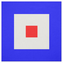 Nautical Sign Code Flags Letter W "Whiskey"