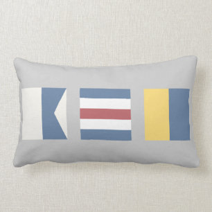 Nautical Signal Flag ACK Nantucket Pillow Kussen