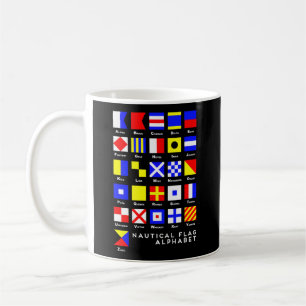 Nautical Signal Flag Alphabet Koffiemok