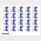 Nautical Signal Flag Alphabet Sticker (Vel)