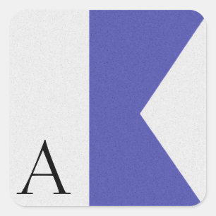 Nautical Signal Flag Alphabet Sticker