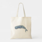 Nautical Sperm Whale Tote Bag (Achterkant)