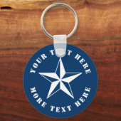 Nautical star boking sailing yachting aangepaste n sleutelhanger (Voorkant)