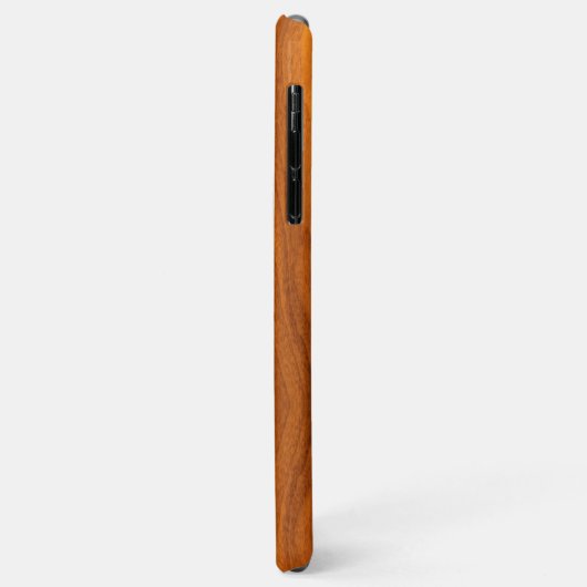 Nautical Star on Teak Veneer Style Case-Mate iPhone Case (Achterkant/links)