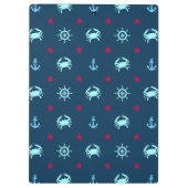 Nautical Star Pattern Klembord (Achterkant)