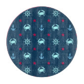 Nautical Star Pattern Snijplank (Voorkant)