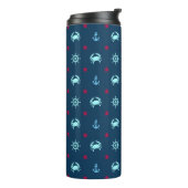 Nautical Star Pattern Thermosbeker (Gedraaid links)