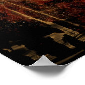 Nautical Star Red Poster (Hoek)