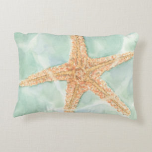 Nautical Starfish in Water Decoratief Kussen