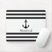 Nautical Stripe, Anchor Muismat (Met muis)