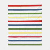 Nautical Stripe Fleece Blanket (Voorkant)
