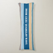 Nautical Stripes, aangepaste carrosserie Lichaamskussen (Voorkant Verticaal)