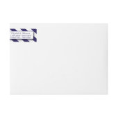 Nautical Stripes & Navy Blue Anchor Wedding (Voorkant)