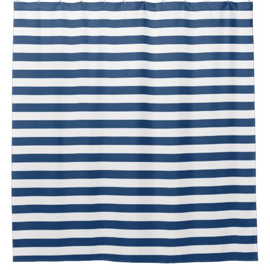 Nautical Stripes Shower Curtain Douchegordijn (Voorkant)