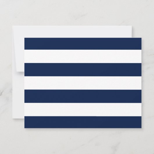 Nautical Style Lighthouse Reception Kaart (Achterkant)