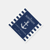 Nautical Thapent Family Reunion Anchor Servet (Hoek)