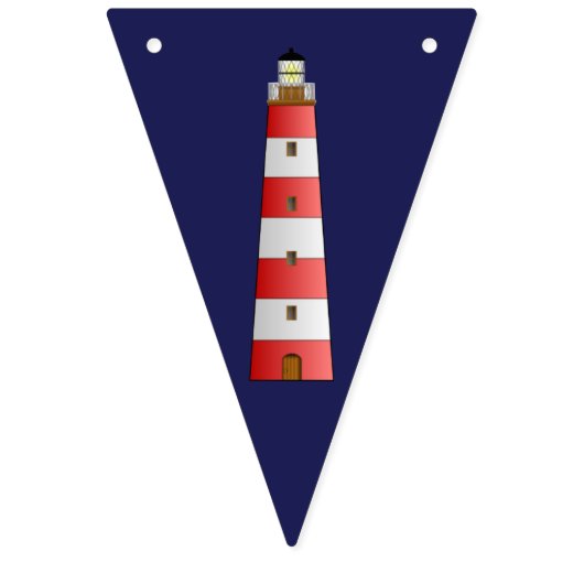 Nautical Theme Blue Red Bunting Flag Vlaggetjes (Twaalfde vlag)