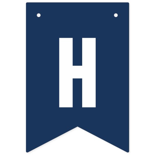 Nautical Theme Happy Birthday Banner (Tweede vlag)