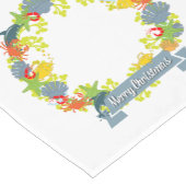 Nautical Theme Kerstmis Wreattable Runner Korte Tafelloper (Hoek)