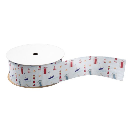 Nautical Theme Ribbon Grosgrain Lint (Spoel)