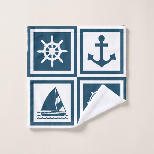 Nautical themed design (Gant de toilette)