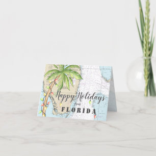 Nautical Tropical Prettige feestdagen uit Florida 