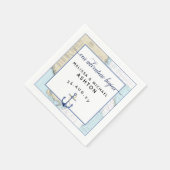 #Nautical Trouwschrift Typografie Dated #Florida Servet (Hoek)