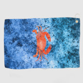 Nautical Waves Design 2 Golfhanddoek (Horizontaal)