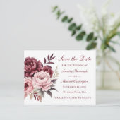 Nautical Wedding Anker Navy Blue Opslaan van de da Briefkaart (Staand voorkant)