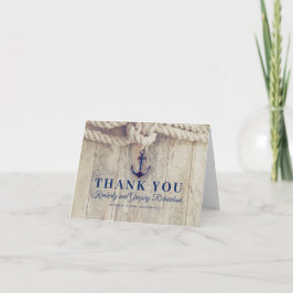 Nautical Wedding Bedankt