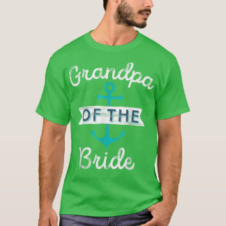 Nautical Wedding Favor Grandfather Grandpa of the T-shirt