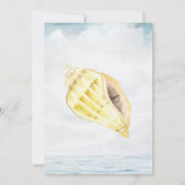 Nautical Wedding Invitation Kaart (Achterkant)