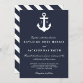 Nautical Wedding Invitations | Weddenschap Kaart (Voorkant / Achterkant)
