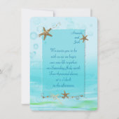 Nautical Wedding Invite Kaart (Voorkant)