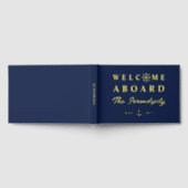 Nautical Welcome Aboard Add Name Boat (Complet)