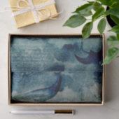  Nautical Whale Tissue Paper Tissuepapier (Geschenk)