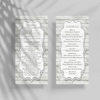Nautical Whitewash Wood Beach Wedding Collectie Programma