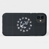 Nautical Yacht Flag Chrome Ensign on Grille Print Case-Mate iPhone Case (Achterkant (horizontaal))