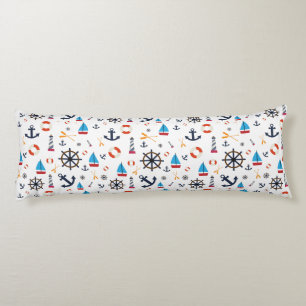 Nautical Zee Sailboat Lighthouse Bedding Lichaamskussen