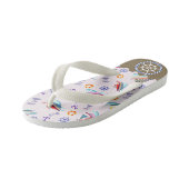 Nautical Zee White Kind Teenslippers (Schuin)