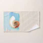 Nautilus Coquillage et sable (Serviette à main)