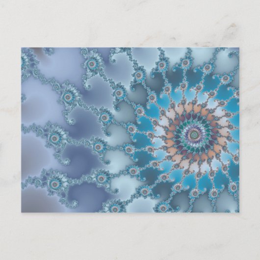 Nautilus - Fractal Art Briefkaart (Voorkant)