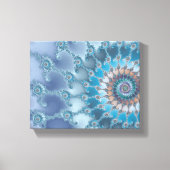 Nautilus - Fractal Art Canvas Afdruk (Voorkant)