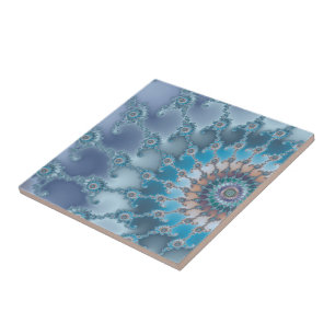 Nautilus - Fractal Art Tegeltje