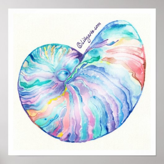 Nautilus Infinity Art Imprimer et poster (Devant)