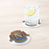 Nautilus N Shield door David McCamant Zandsteen Onderzetter (Zijkant)