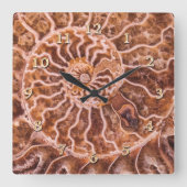 NAUTILUS OUDE SPIRAAL VIERKANTE KLOK (Voorkant)