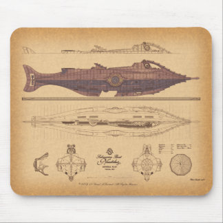 Nautilus Plans van David McCamant Mousepad Muismat
