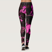 Nautilus roze shell leggings (Achterkant)