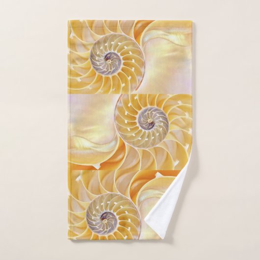 Nautilus seashell badhanddoekset bad handdoek (Handdoek)